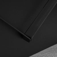 Braciere con Maniglie Portatile 50x45x30cm in Acciaio Nero