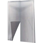 ZANZARIERA PORTA A STRAPPO EFFE - POLIESTERE NERO CM 150 H.CM 250- 5 pezzi