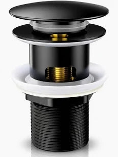 Piletta Scarico Click Clack per Bidet Infinity Nymo Nero Opaco