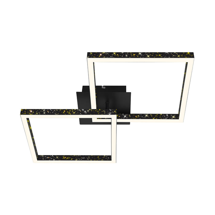 Applique Moderna Nici Metallo Nero Led Integrato 18W 3000K