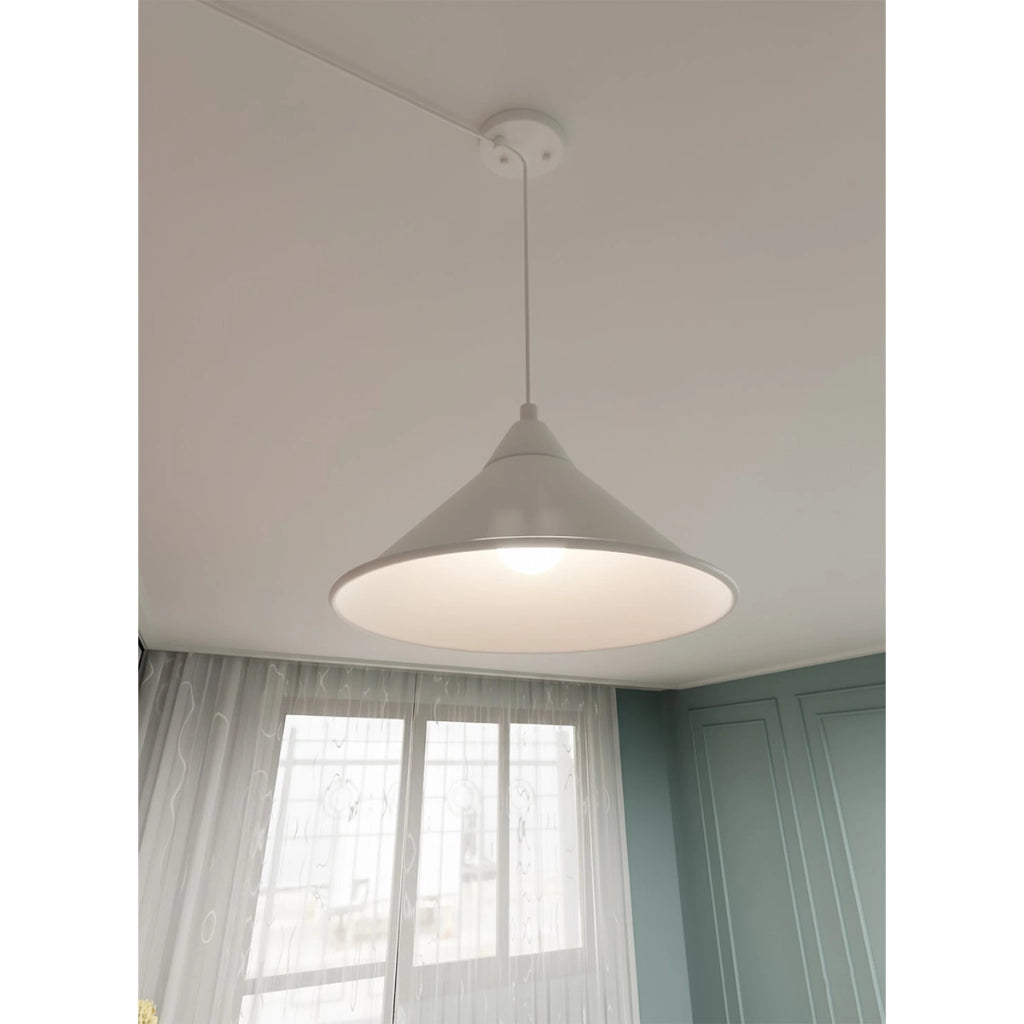 Lampada a parete ABRAMO in acciaio bianco