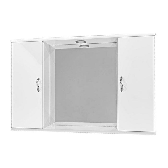 Specchio serie elettra 2 ante lisce