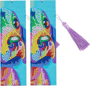 Pittura con diamanti 5D - strumento e pennello - per bambini e adulti principianti - 2 pezzi.