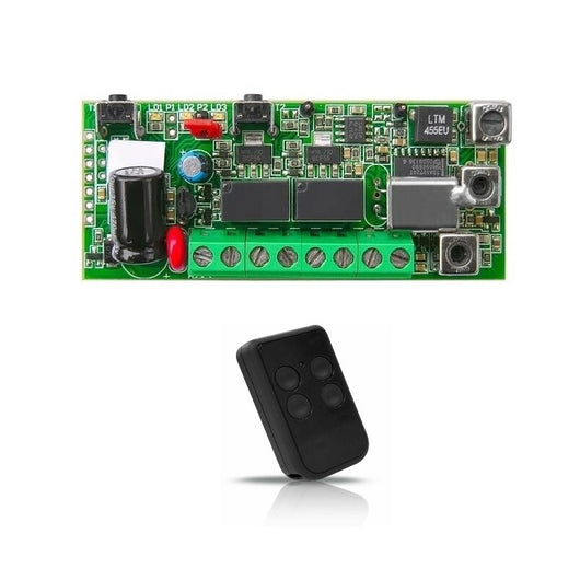 RICEVITORE QUARZATO BICANALE RX2-Q8 + 2 TELECOMANDO TX-Q COMPATIBILE QUARZATO