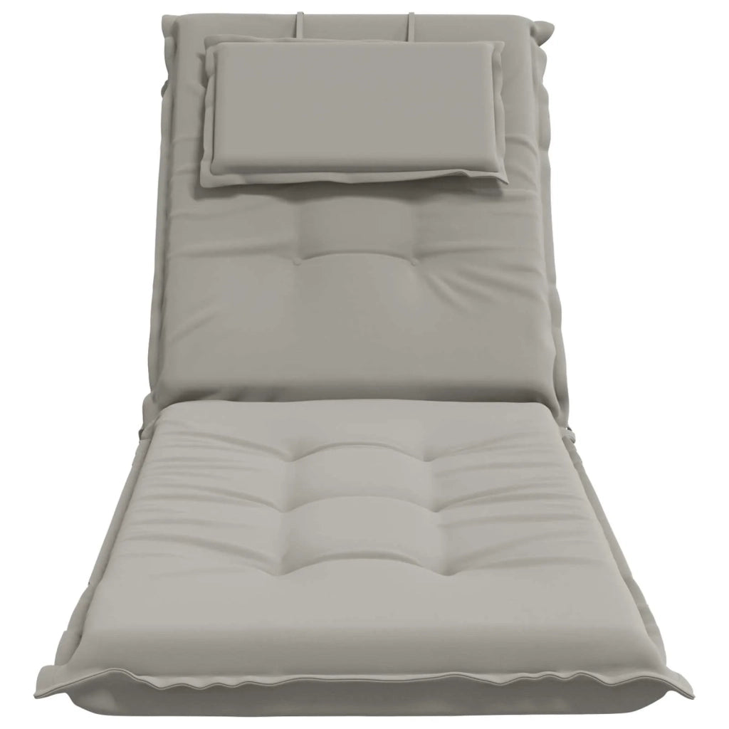 Cuscino per Lettino GEMERT 100% Poliestere Grigio 947533
