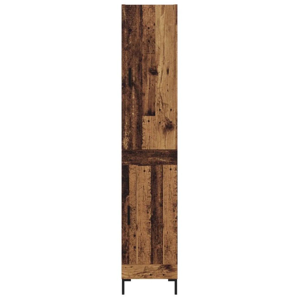 Credenza | Madia | Buffet da pranzo | Armadio da pranzo Legno vecchio 69,5 x 34 x 180 cm Legno multistrato