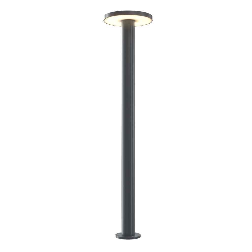 Lampada Da Terra Moderna Per Esterno Metallo Grafite Led 12W Ip65