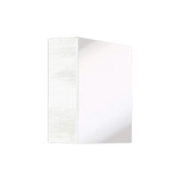 Specchio contenitore quadrato finitura bianco