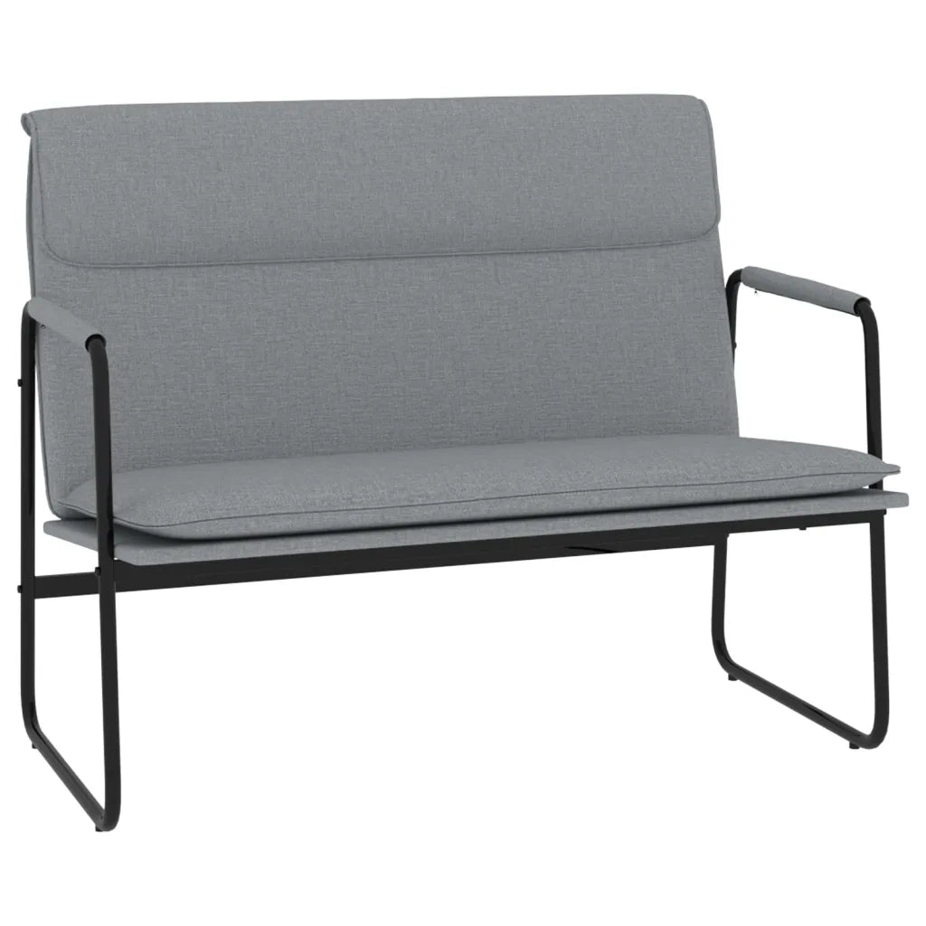 Panca Grigio Chiaro 100x64x80 cm in Tessuto CFW5594246