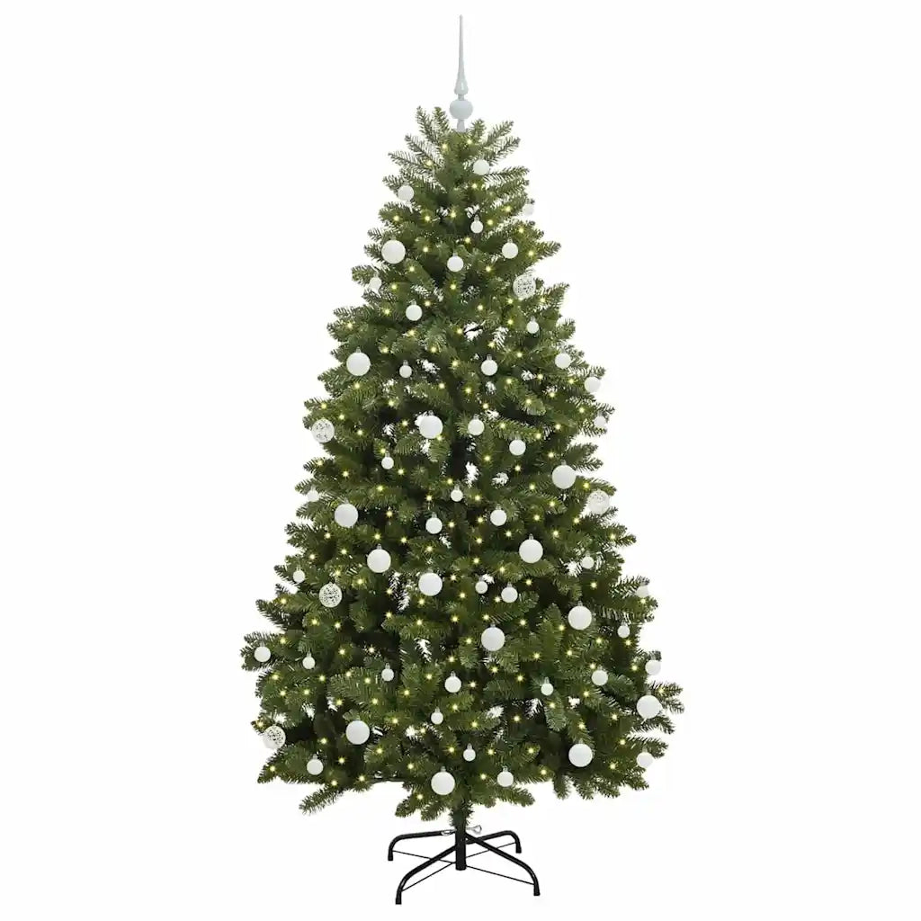 Albero di Natale artificiale Verde 180 cm PVC e Metallo 3395688