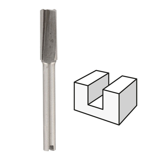 Frese da Legno per Router Dremel 335 Punte Arrotondate Dritte a V Scanalature Formato: 4,8 mm - 652