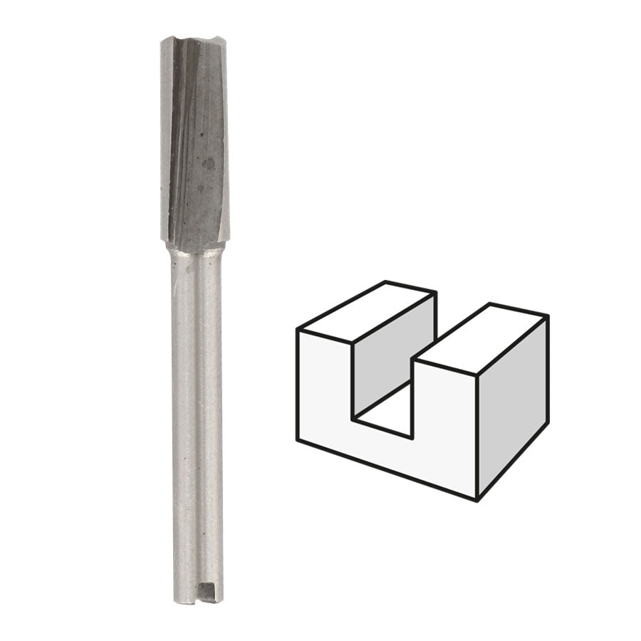 Frese da Legno per Router Dremel 335 Punte Arrotondate Dritte a V Scanalature Formato: 4,8 mm - 652