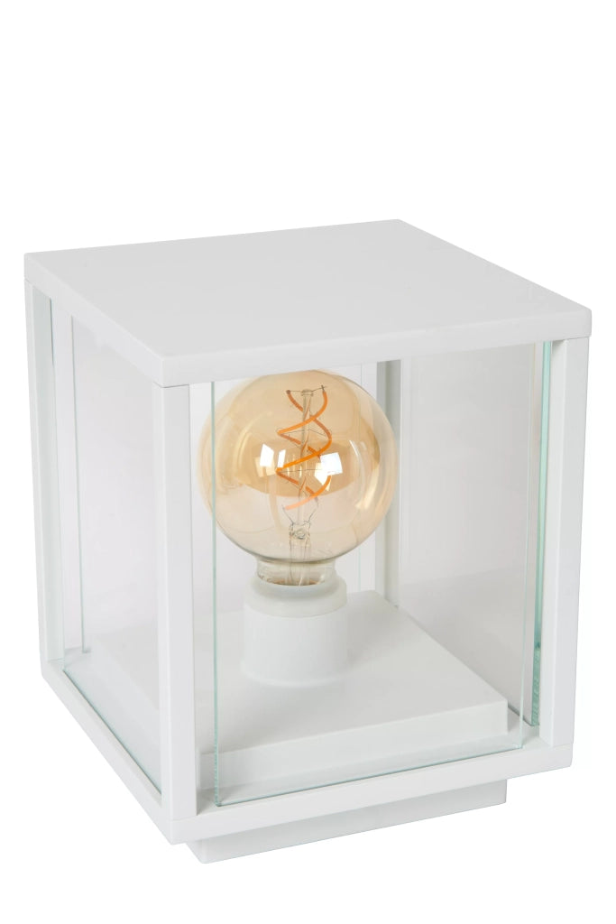 Lampada da esterno a paletto cubo Claire Lucide E27 IP54