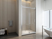 Box doccia un lato scorrevole cristallo 8mm h.190cm Sicena Mibron Trasparente 8mm,100 cm