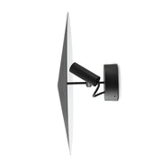CLAP Proiettore applique/plafoniera nero 6W 3000K 38§ con schermo