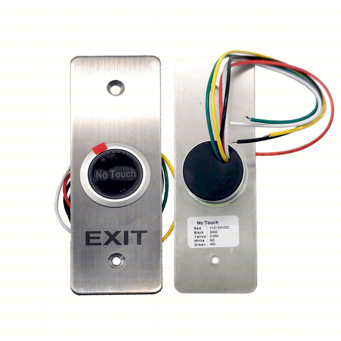 INFRAROSSO ELEGANTE A SFIORAMENTO PER APERTURA PORTE DISTANZA 10CM AC/DC 12-24V