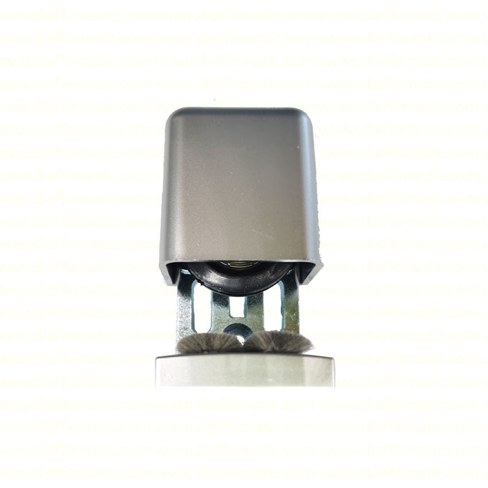 GUIDA A TERRA INFISSO PORTA A PAVIMENTO REGOLABILE DA 17 A 42.8MM CON RUOTA DG01