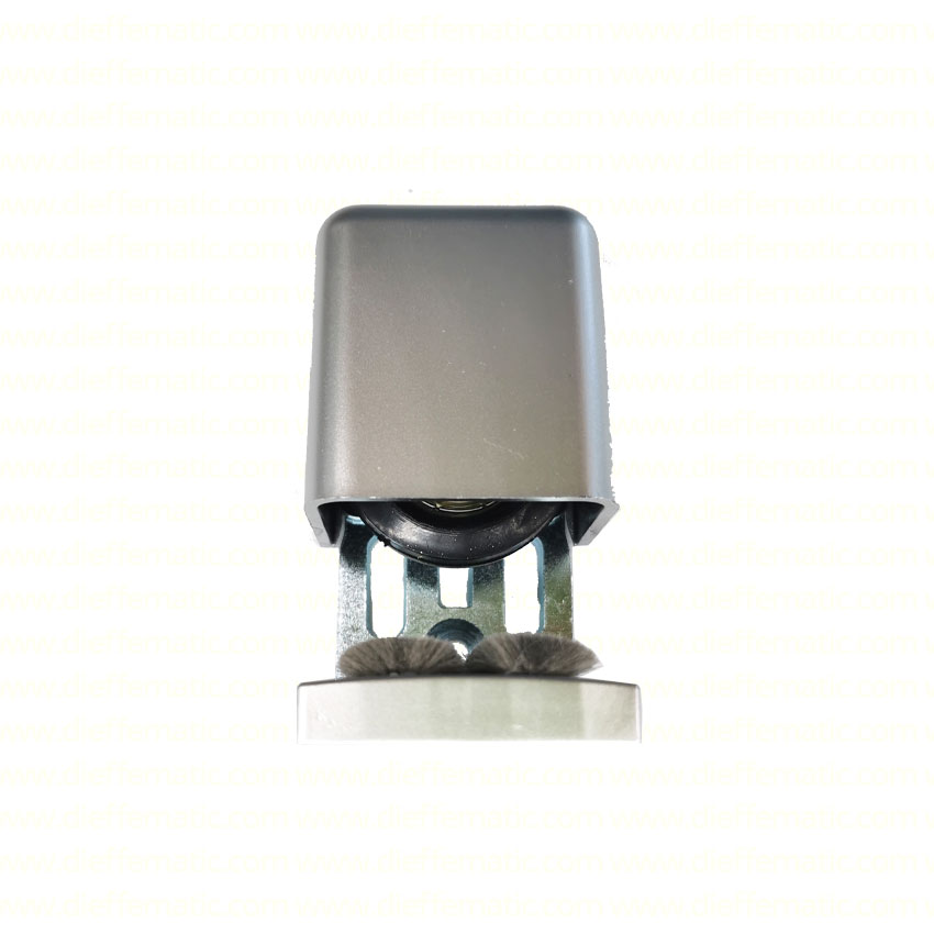 GUIDA A TERRA INFISSO PORTA A PAVIMENTO REGOLABILE DA 17 A 42.8MM CON RUOTA DG01