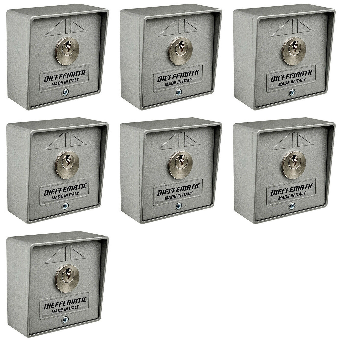 NUMERO 7 SELETTORI A CHIAVE UNICA UGUALE AUTOMAZIONE CANCELLO SERRANDA GARAGE