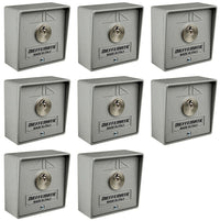 NUMERO 8 SELETTORI A CHIAVE UNICA UGUALE AUTOMAZIONE CANCELLO SERRANDA GARAGE