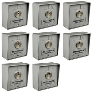 NUMERO 8 SELETTORI A CHIAVE UNICA UGUALE AUTOMAZIONE CANCELLO SERRANDA GARAGE