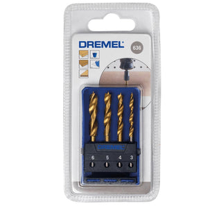 Punte per Legno Dremel 363 con Punta al Centro in Titanio Multiutensile Rotativo