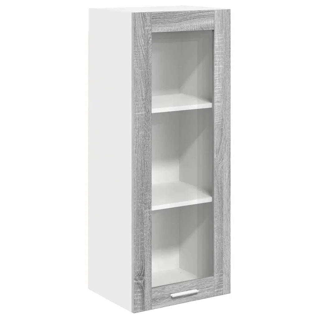 Armadio pensile con porta Grigio Sonoma 40 x 31 x 100 cm