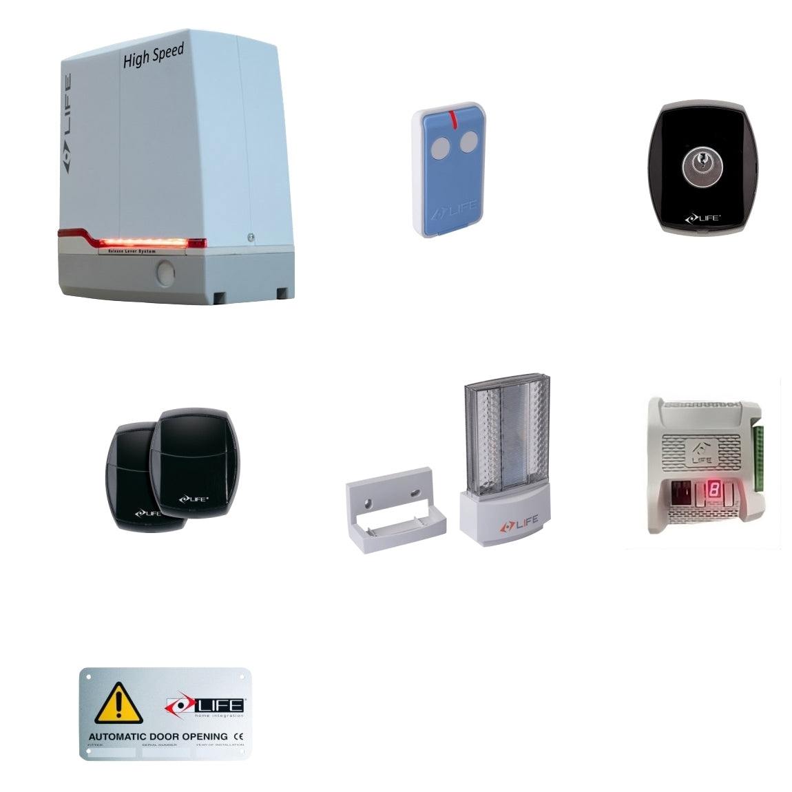 KIT PER CANCELLO SCORREVOLE LIFE SETUP DEUS 4HS 1KT0570000 AUTOMAZIONE ORIGINALE