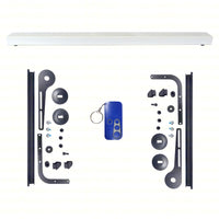 KIT BUENOS DIAS BIANCO 2 ANTE FINESTRA PERSIANE CON LEVE REGOLABILI CON GUIDE