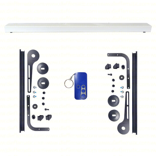 KIT BUENOS DIAS BIANCO 2 ANTE FINESTRA PERSIANE CON LEVE REGOLABILI CON GUIDE