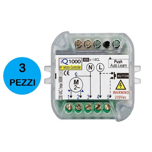 CENTRALE PROXMINI RICEVENTE RADIO COMANDO MOTORI TAPPARELLE TAPPARELLA 3 PEZZI