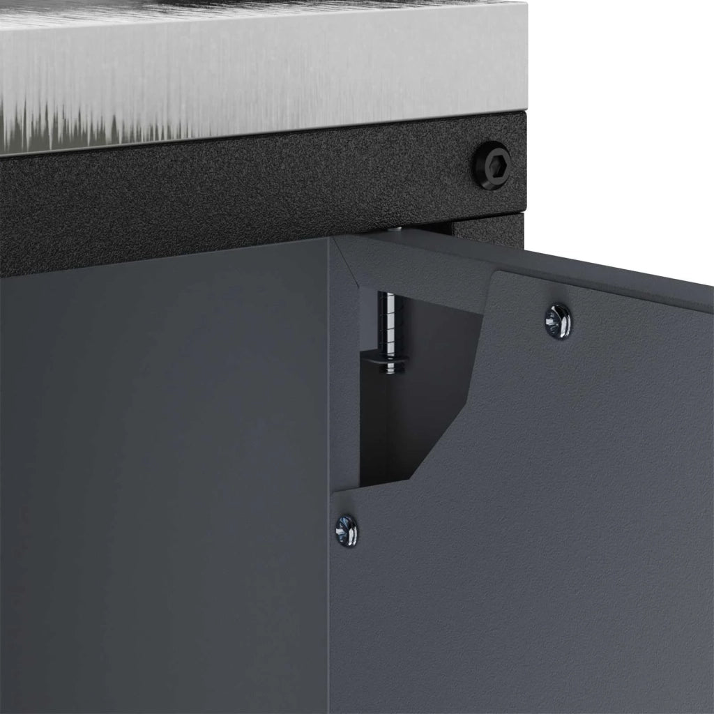 Stoccaggio in cucina Antracite 90 x 50 x 92 cm Acciaio 874984