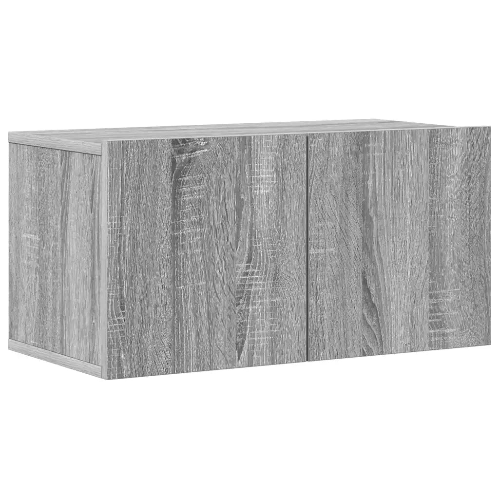 Set di Mobili Porta TV 7 pz Grigio Sonoma in Legno Multistrato cod mxl 20255