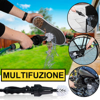 Spazzola Ruotante per Pulizia Cerchioni con Attacco per Tubo da 3/4" 2 Spazzole