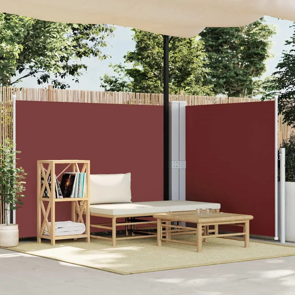 Tenda da Sole Laterale Retrattile-Tenda parasole per balcone per giardino Marrone 140x600 cm 232960
