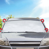 Parasole per Auto Magnetico 160x95cm Copertura per Parabrezza Fissaggio Calamita