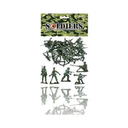 Trade Shop - 50 Soldati Soldatini Militari Plastica Guerra Bambini Bimbi Eta' 3+ Anni -