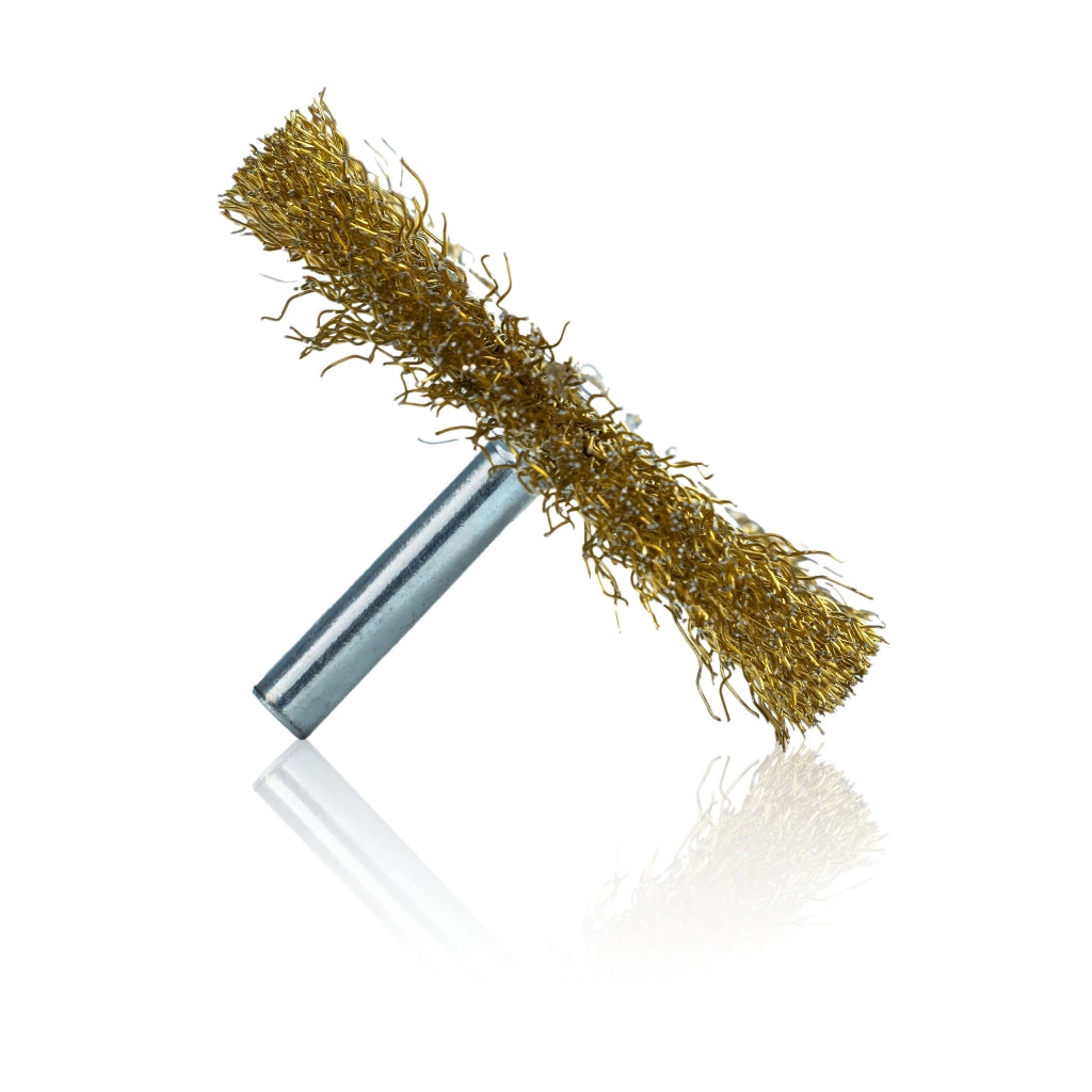 Set di 5 Spazzole Metalliche per Trapano – Alta Qualità, Filo di Ottone | Compatibile con Trapani 1/4"