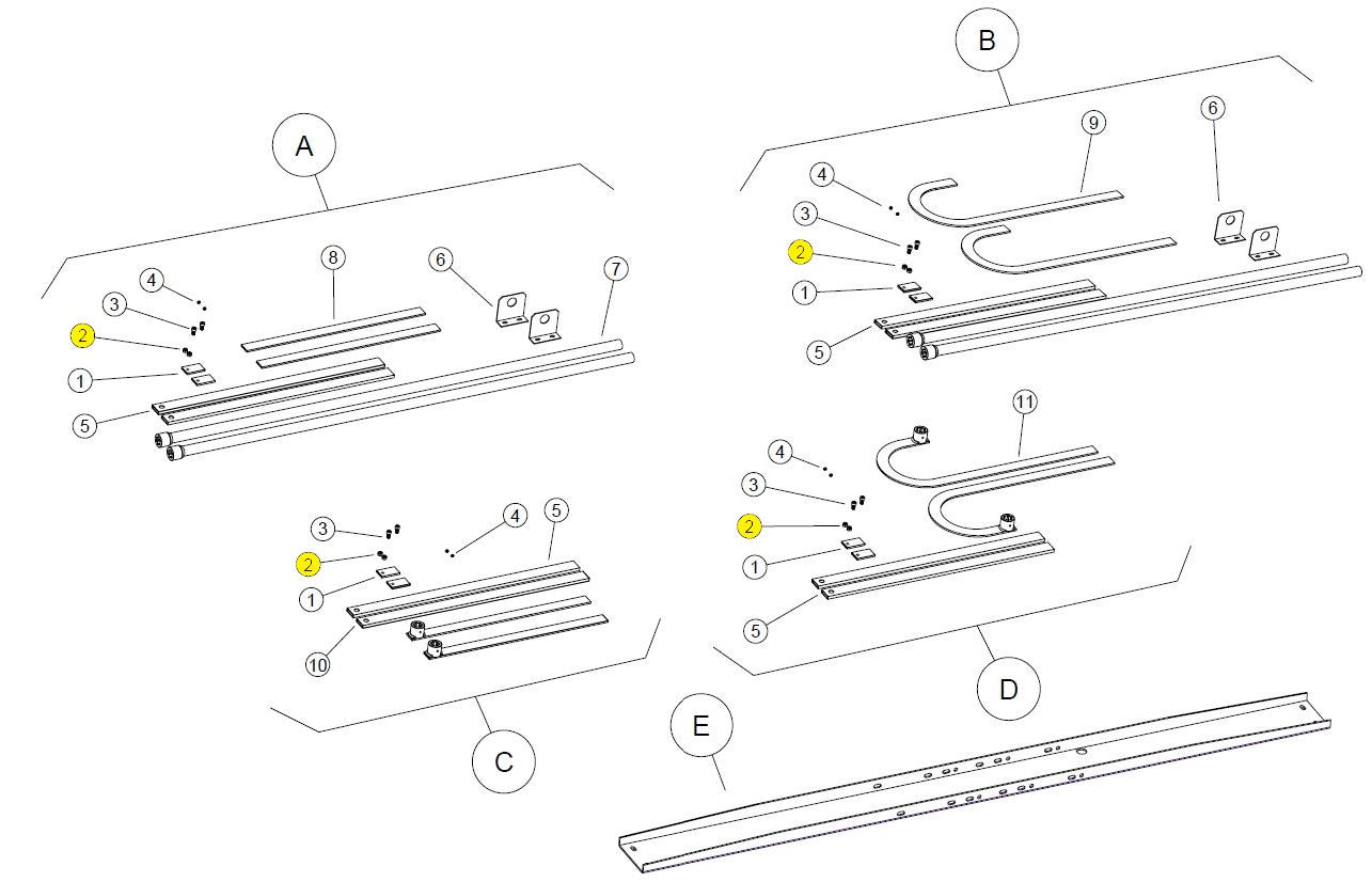 121387 DADO AUTOBLOCCANTE M8 BASIC BAZER RICAMBIO