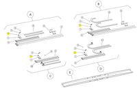 121387 DADO AUTOBLOCCANTE M8 BASIC BAZER RICAMBIO