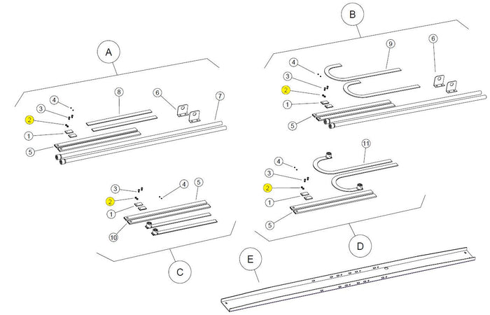 121387 DADO AUTOBLOCCANTE M8 BASIC BAZER RICAMBIO