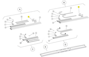 758 SUPPORTO ALBERI TRASMISSIONE BASIC BAZER RICAMBIO