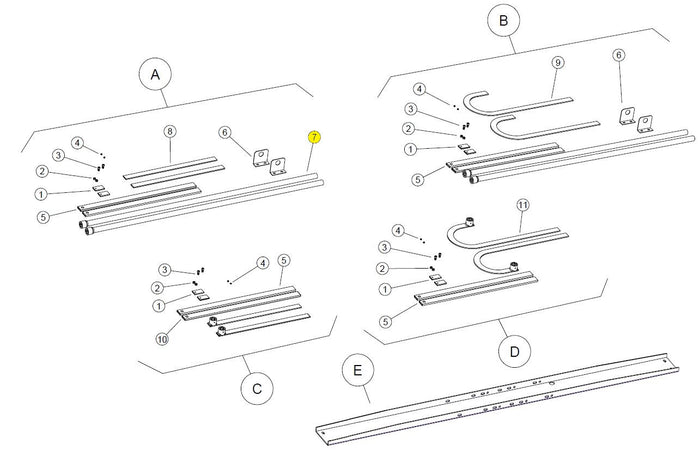 752 COPPIA ALBERI TRASMISSIONE BASIC BAZER RICAMBIO