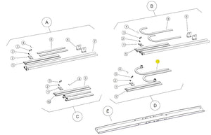 754/B BRACCIO CURVO CON BOCCOLA SALDATA BASIC BAZER RICAMBIO