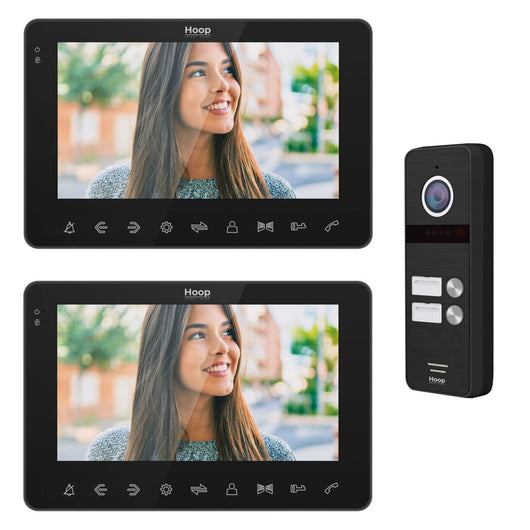 DPLUS KIT VIDEOCITOFONO 2 MONITOR INTERNI + UNITÀ ESTERNA KIT2_TAG7WIFIB