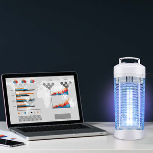 Zanzariera Elettrica 12W Potenza Lampada Prendimosche Insetti Esterno Interno