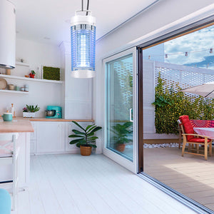 Zanzariera Elettrica 12W Potenza Lampada Prendimosche Insetti Esterno Interno