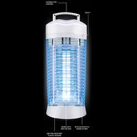 Zanzariera Elettrica 12W Potenza Lampada Prendimosche Insetti Esterno Interno