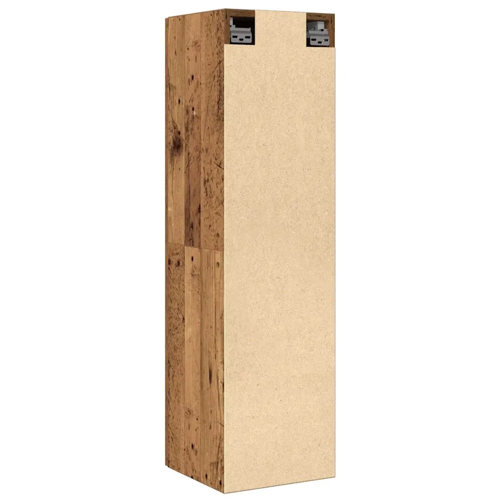 Mobile TV | Armadietto TV | Mobile Porta TV Legno Antico 30,5x30x110 cm Legno Multistrato
