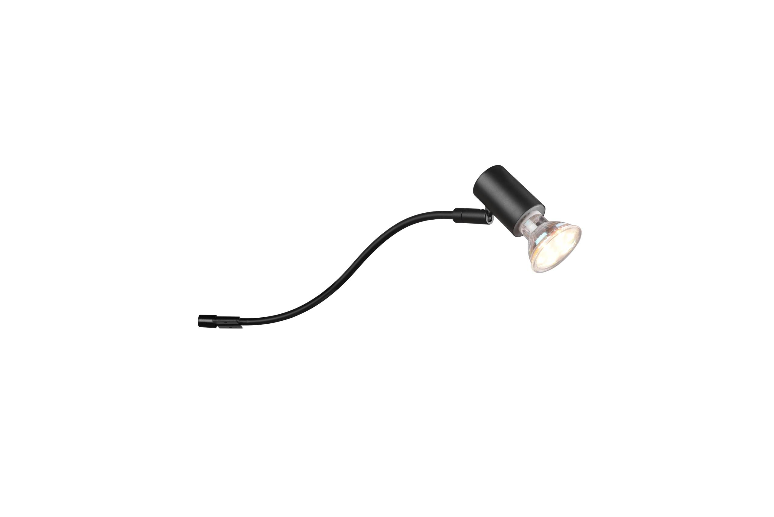 Applique da Interno  GU10 in Metallo Nero Opaco